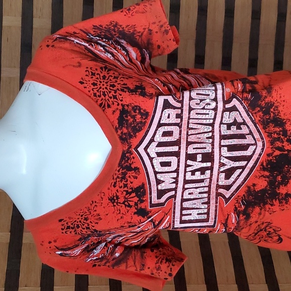EUC!  Harley Davidson diamond tahirt - Picture 3 of 12